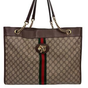 Gucci Rajah Large Tote Bag in GG Supreme canvas